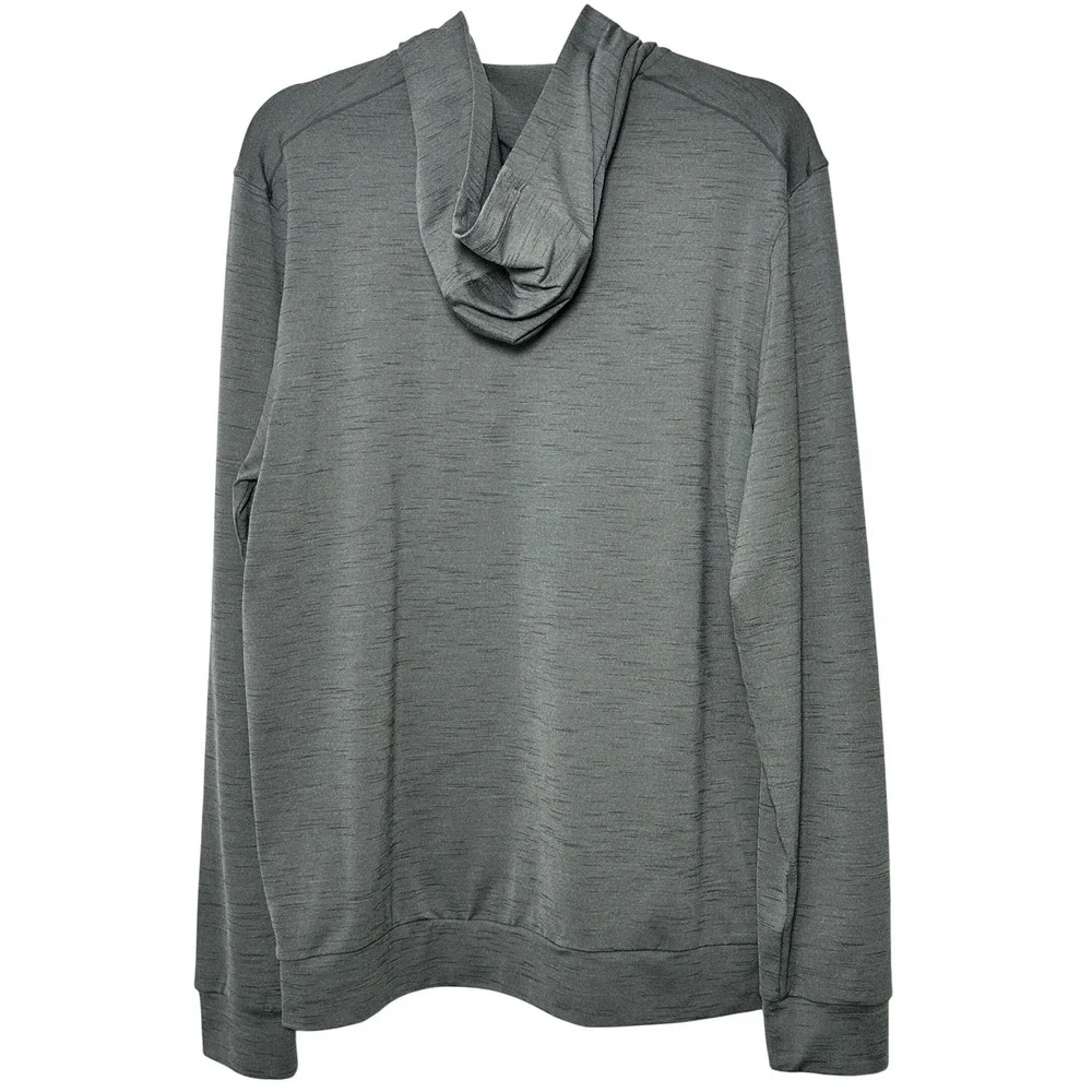 Nike Dri Fit Yoga Loose Fit Men's Size Small Tall Gray Hoodie Sweatshirt Stretch